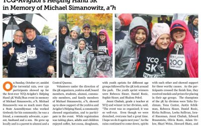 YCQ-Avigdor’s Helping Hand 5K in Memory of Michael Simanowitz